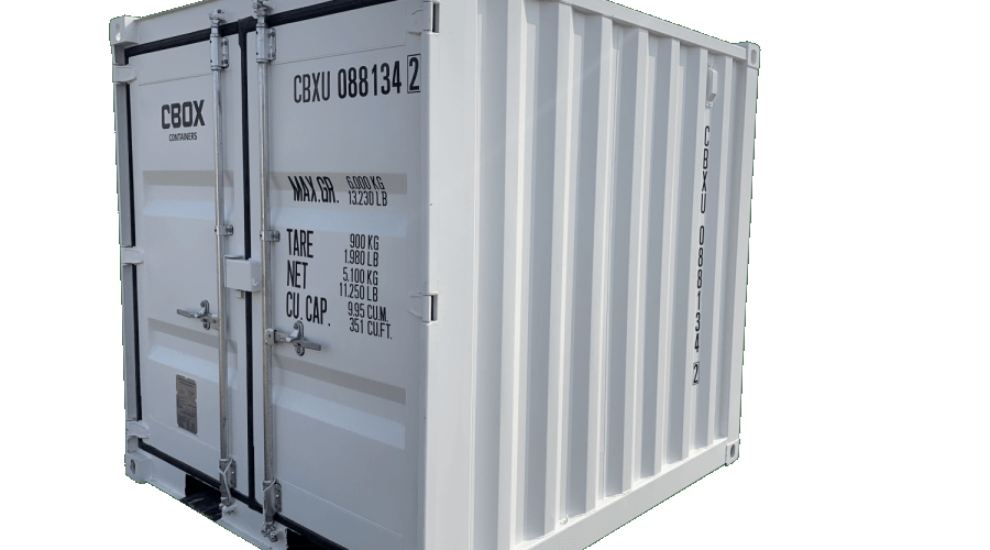 heerser Enzovoorts Oeganda 8ft Opslagcontainer met Stalen vloer | Nieuw | CBOX containers