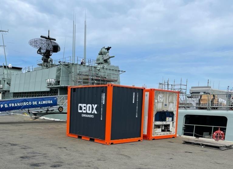 10ft Opslagcontainer en 10ft Koelcontainer | Marinedagen 2022 | CBOX Containers