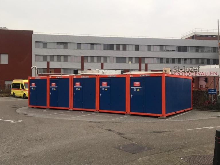 Quarantaine ruimtes ziekenhuizen | CBOX Containers