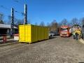 Container met haakarm en slede | CBOX Containers
