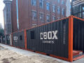 Doorloopcontainers bouw Y-Towers | CBOX Containers