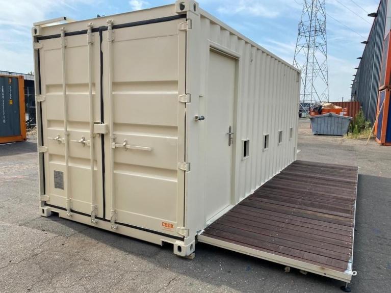 Gemodificeerde barcontainer | CBOX Containers