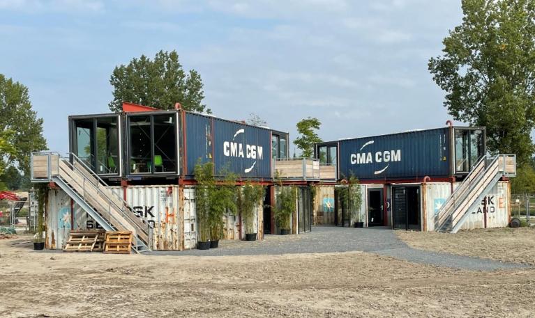 De Village Almere | Zeecontainers | CBOX Containers