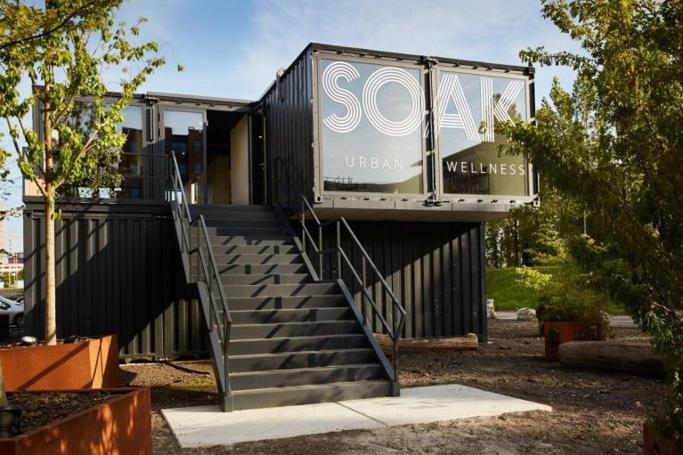 Soak Urban Wellness | Zeecontainers | CBOX Containers
